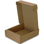 Natural Brown Kraft Corrugated Mailer Boxes - 11 x 3-1/2 x 13-3/8 in.