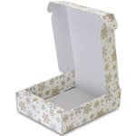 Alpine Snowflake Corrugated Mailer Boxes - 11 x 3-1/2 x 13-3/8 in.