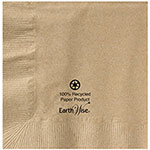 Earthwise Natural Beverage Napkins - 10 X 10"