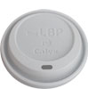 White Sip-Thru Lid for 20/24 oz. Thermo Grip&#0153; Paper Coffee Cups