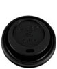 Black Sip-Thru Lid fits 8 oz. Planet Plus2 Double Wall Compostable Paper Coffee Cups