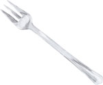 Petites Clear Tasting Forks 4.2"