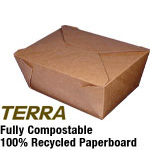 Bio-Plus TERRA Compostable Take Out Boxes