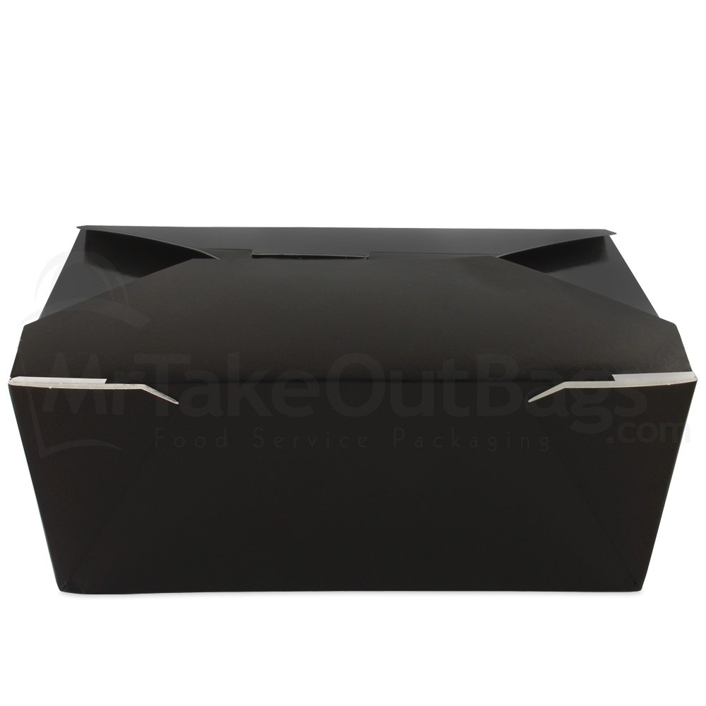 Bio-pak Black #8 Large Snack Boxes 