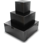 Black Cupcake Boxes