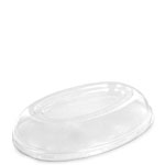 Clear Plastic Lid For Compostable Burrito Bowls - 24 oz.