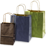 Matte Color Shopping Bags