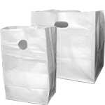 Carry Out Bags with Die-Cut Handles
