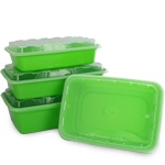 Lime Green Meal Prep / Takeout Containers