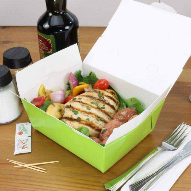 Citrus Green To Go Boxes - #8 Meal Size