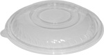 10" Dia. WNA Caterline Clear Dome Lid for 80 oz. Pack N' Serve Bowls