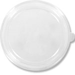 Clear Plastic Lid for Pho Style Compostable Bowl
