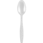 White Ice Cream Soda and Parfait Spoons - Polystyrene - 6 in.
