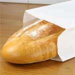White Paper Bags for Bread