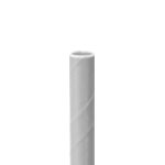 White Paper Straws - Unwrapped - Jumbo Size - 7.75 in.