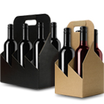 Four and Six Pack Wine Bottle Carriers