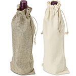cloth and burlap bottle covers