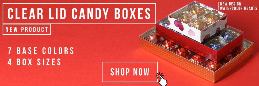Clear Lid Candy Boxes