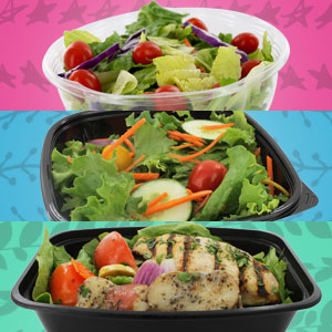 Wide Range of Plastic Takeout Containers